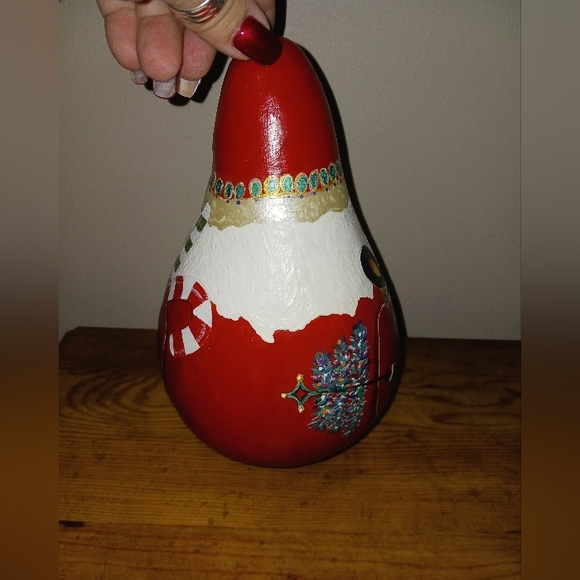 Beautiful decorative Christmas gourd - Picture 3 of 5